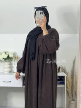 Load image into Gallery viewer, corduroy abaya, winter abaya, thick abaya