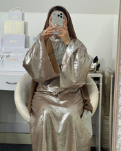Load image into Gallery viewer, Zoya Metallic Dress