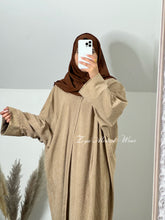 Load image into Gallery viewer, Corduroy Open Abaya