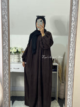 Load image into Gallery viewer, Closed Corduroy Abaya