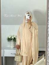 Load image into Gallery viewer, luxury abaya, abaya set, organza abaya,