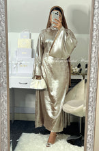 Load image into Gallery viewer, Zoya Metallic Dress
