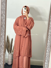 Load image into Gallery viewer, Zaahira Abaya in Rose Taupe