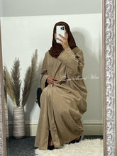 Load image into Gallery viewer, Corduroy Open Abaya