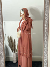 Load image into Gallery viewer, Zaahira Abaya in Rose Taupe