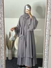 Load image into Gallery viewer, Zahra Abaya in Cloudy Grey