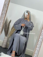 Load image into Gallery viewer, Maryam Abaya - 3 Piece Abaya Set
