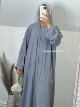 Load image into Gallery viewer, Maryam Abaya - 3 Piece Abaya Set