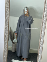 Load image into Gallery viewer, Maryam Abaya - 3 Piece Abaya Set