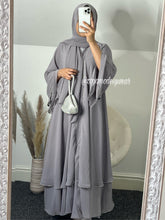 Load image into Gallery viewer, Zahra Abaya in Cloudy Grey