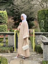 Load image into Gallery viewer, Nude Shimmer Abaya