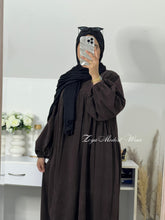 Load image into Gallery viewer, Closed Corduroy Abaya
