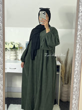 Load image into Gallery viewer, Closed Corduroy Abaya
