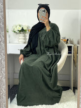 Load image into Gallery viewer, Closed Corduroy Abaya
