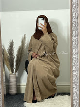 Load image into Gallery viewer, Corduroy Open Abaya
