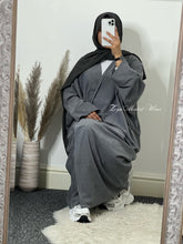 Load image into Gallery viewer, Corduroy Open Abaya
