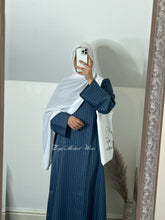 Load image into Gallery viewer, Hayaa Abaya in Dark Blue Grey
