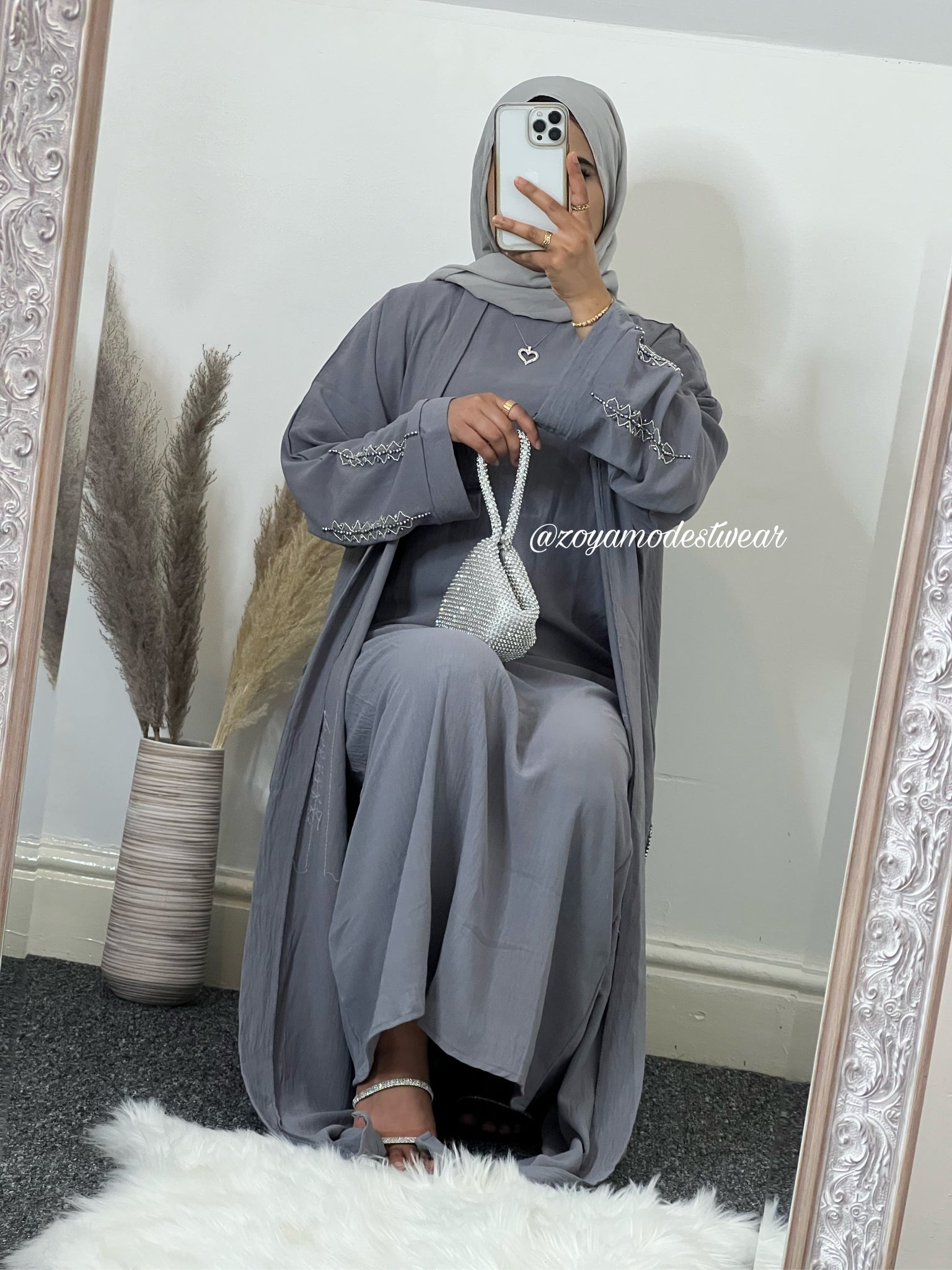 Maryam Abaya 3 Piece Abaya Set Zoya Modest Wear