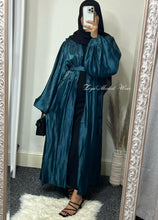 Load image into Gallery viewer, Blue Dianne Shimmer Abaya
