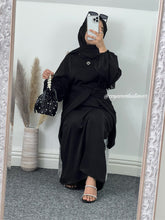 Load image into Gallery viewer, Black Zaynah Abaya
